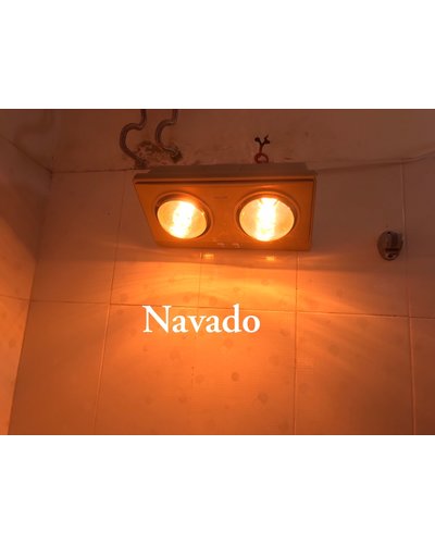 Sản xuất đèn sưởi treo tường 2 bóng navado