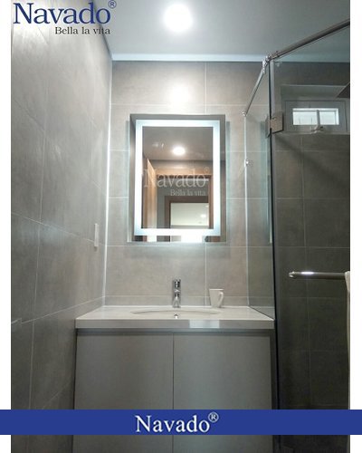 Gương phòng tắm cao cấp hình chữ nhật