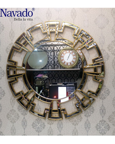 Gương khung tân cổ điển trang trí decor phòng khách