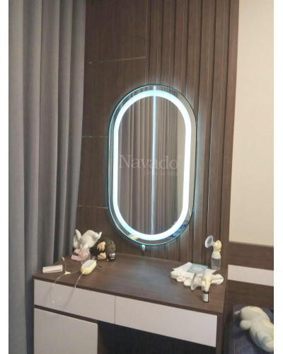 Gương trang điểm có đèn led cao cấp 50 x 90cm