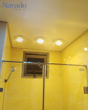 Đèn sưởi 3 bóng âm trần phòng tắm mùa đông
