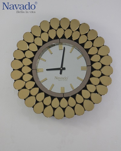 Đồng hồ decor nghệ thuật Gold Peacock