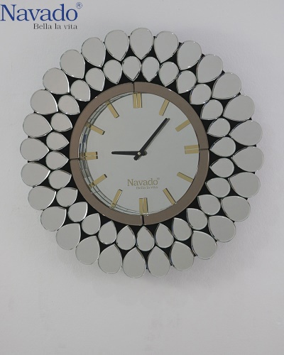 Đồng hồ decor treo tường White peacock