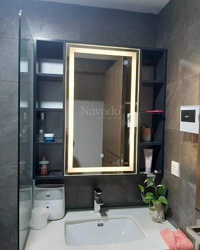 Gương phòng tắm đèn Led cảm ứng Luxury