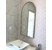 Gương phòng tắm inox mạ PVD mái vòm
