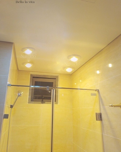 Đèn sưởi nhà tắm tiện ích âm trần 4 bóng