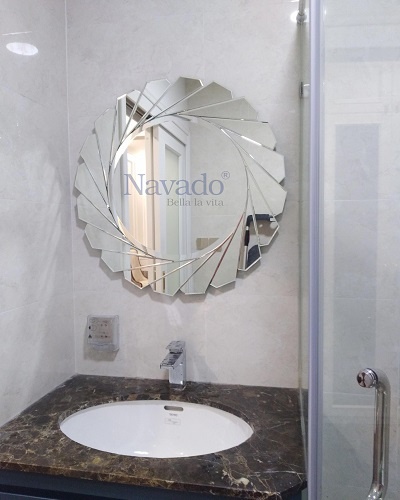 Gương phòng tắm đèn Led Diana hiện đại