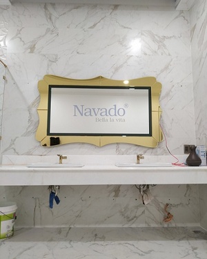 Gương phòng tắm soi toàn thân Atlantic Gold