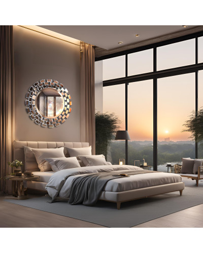 Gương trang trí phòng khách Sunset NAV 2028-NT