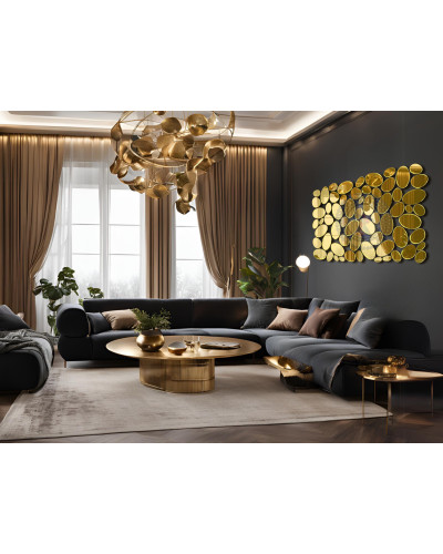 Gương trang trí phòng khách Gold Luxury NAV 2050-NT