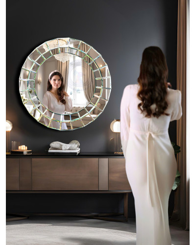 Gương trang trí phòng tắm nghệ thuật NAV 2098-NT