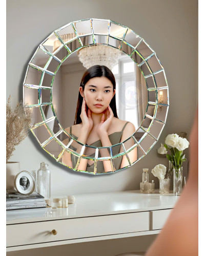 Gương trang trí phòng khách nghệ thuật NAV 2098-NT 