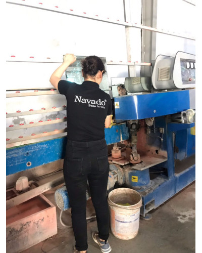 Gương bàn trang điểm nghệ thuật viên đá NAV109C