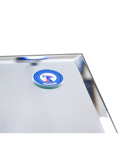 Gương bàn trang điểm hình Elip viền sóng NAV542