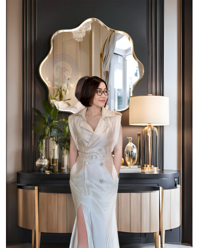 Gương bàn trang điểm nghệ thuật Peach NAV 3018-IN