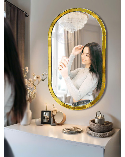 Gương trang trí phòng tắm nghệ thuật NAV 2132-NT 