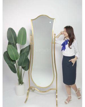 Gương soi toàn thân viền Inox Cora NAV 3004-IN