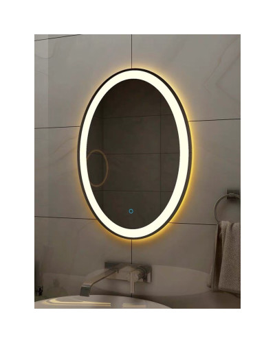Gương LED trang trí phòng tắm hình Elip NAV 3026CL-IN