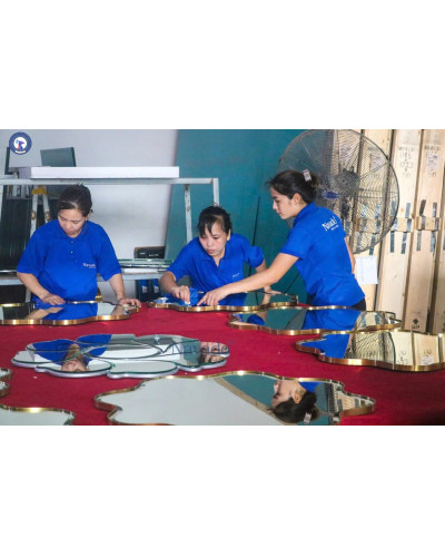 Gương trang trí phòng khách Luxor NAV 2123-NT