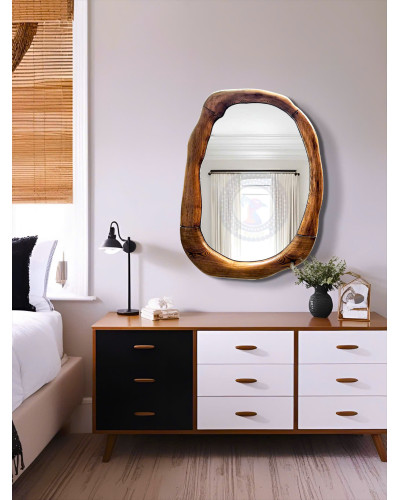 Gương trang trí phòng khách nghệ thuật NAV 2145-NT