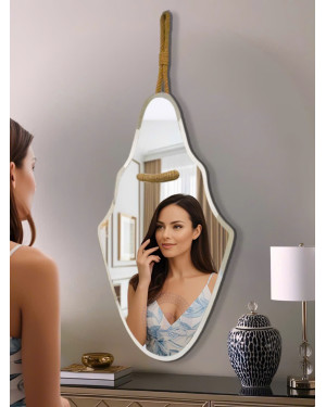 Gương bàn trang điểm dây da Hilton NAV 304