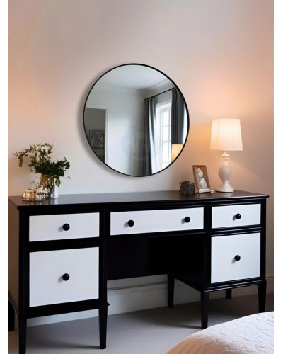 Gương tròn trang điểm vành thép Decor Optiama